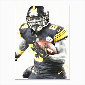 Antonio Brown Pittsburgh 1 Canvas Print