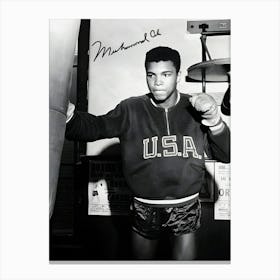 Muhammad Ali Cassius Clay Training For 1960 Olympics Canvas Print