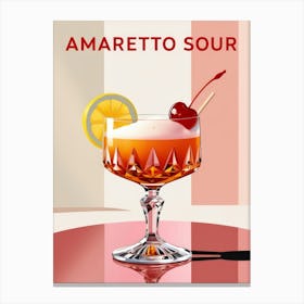 Amaretto Sour 4 Canvas Print