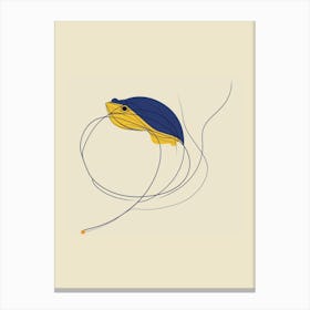 Kite Abstract Illustration Canvas Print