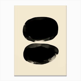 Black And White Painting 4 Canvas Print