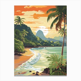Anse Chastanet Beach St Lucia 1 Canvas Print