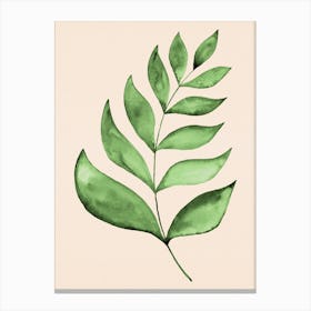 Simple Branch Canvas Print