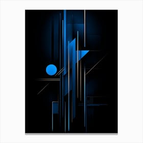 Minimalistic Abstract Geometry 4 Canvas Print