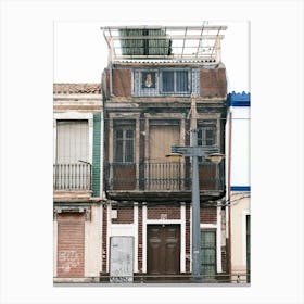 Old Houses In Spain // Valencia, Spain, Travel Photography Canvas Print