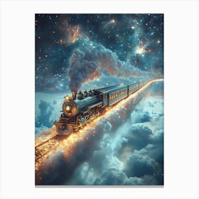 Train In The Sky 13 Canvas Print