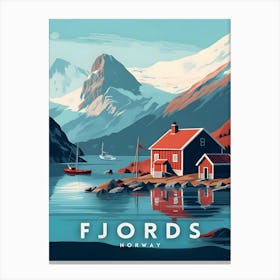 Fjords Norway Travel Canvas Print