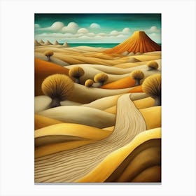 Desert Landscape 4 Canvas Print