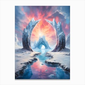 Ice Portal Canvas Print