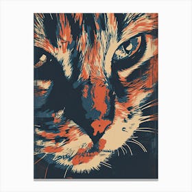 Cat Portrait Canvas Print