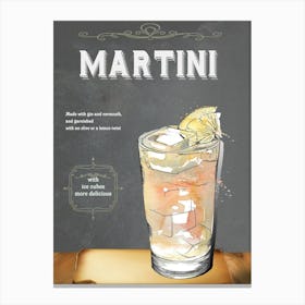 Martini Canvas Print