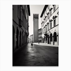 Arezzo, Italy,  Black And White Analogue Photography  2 Canvas Print