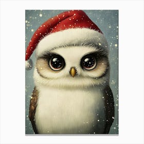 Christmas Owl 5 Canvas Print