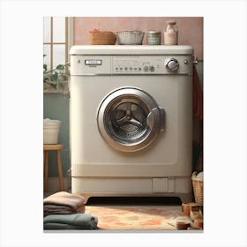 Vintage Washing Machine 3 Canvas Print