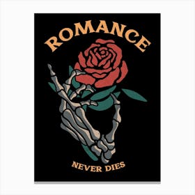 Romance never dies Canvas Print