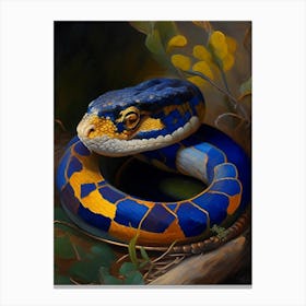 Ringneck Snake Painting Canvas Print