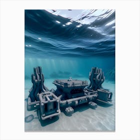 USO: A Very Very Strange Sea-Reimagined 2 Canvas Print