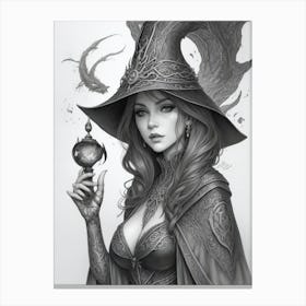 Dark Sorceress Canvas Print