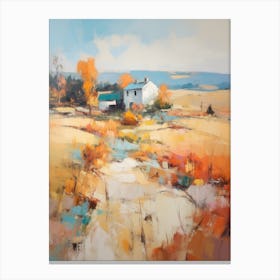 Farm In The Fall Canvas Print