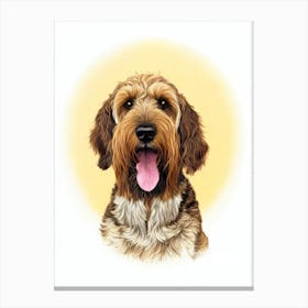 Otterhound Illustration dog Canvas Print