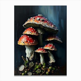 Mushroom Painting 2 Canvas Print