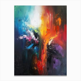 Abstract Painting explosion Canvas Print