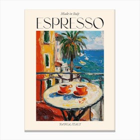 Padua Espresso Made In Italy 2 Poster Canvas Print