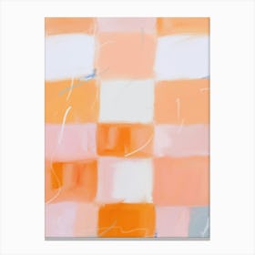 Orange Squares 1 Canvas Print