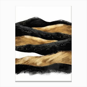 Black And Gold 65 Canvas Print