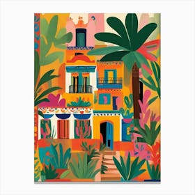 House In The Jungle Canvas Print