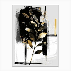 Gold Leaf Canvas Print 7 Canvas Print