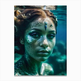 Mermaid-Reimagined 90 Canvas Print