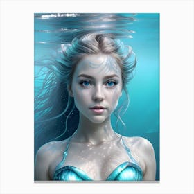 Mermaid-Reimagined 11 Canvas Print