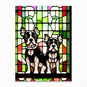 Boston Terriers 2 Canvas Print