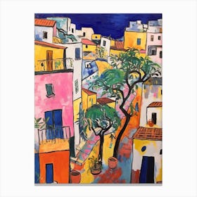 Catania Italy 3 Fauvist Painting Canvas Print