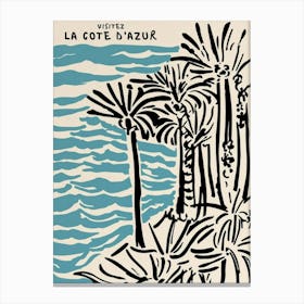 La Cote D'Azur Canvas Print