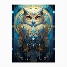 Owl Of The Night Canvas Print