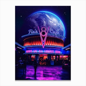 Space Cafe Canvas Print