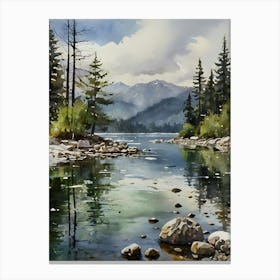 Lake Tahoe . Canvas Print