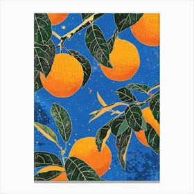 Oranges On A Tree 3 Canvas Print