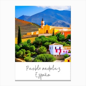Andalusian Village, Spain 2 Canvas Print