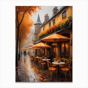 Paris Cafe Canvas Print