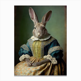 Mrs Bunny Canvas Print