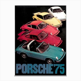 Porsche 75 Canvas Print