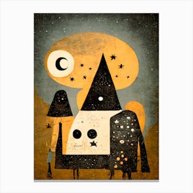 Midnight Village Canvas Print