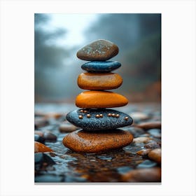 Balancing Stones 7 Canvas Print