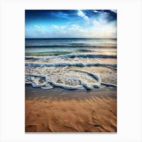 Photograph - Ocean Waves At Sunrise By Samuel Adams Canvas Print