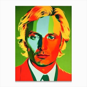 Mads Mikkelsen Colourful Pop Movies Art Movies Canvas Print
