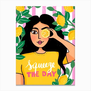 Squeeze The Day Canvas Print