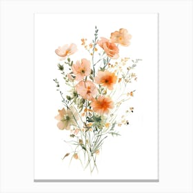 Watercolor Flowers 27 Canvas Print